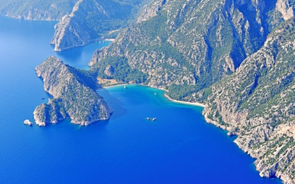 бухта порто дженевиз и бухта сазак